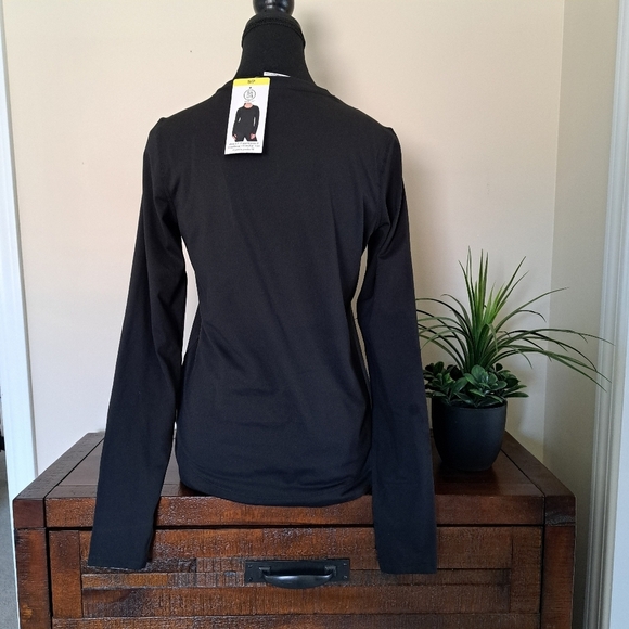 ❤️ Sage Collective Active Top Black Women's Small Long Sleeve Tee Workout - Picture 4 of 9